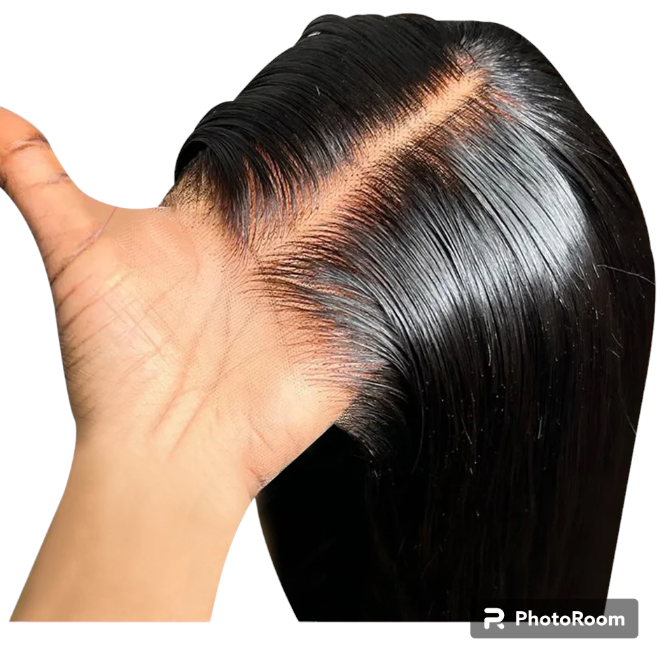 Glueless Wig Human Hair Ready To Wear Straight Glueless Preplucked Wear And Go Wigs 6X4 HD Lace Front Wigs PreCut Lace