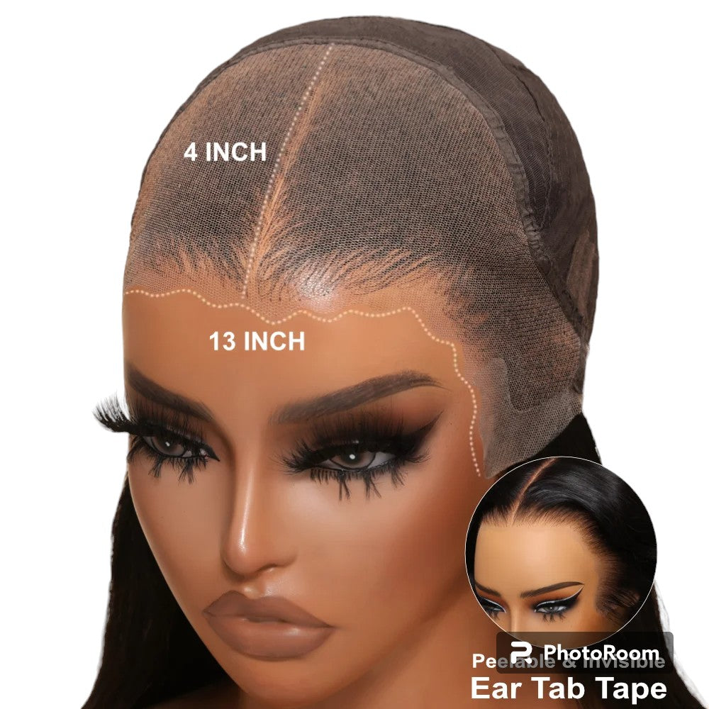 3D Body Wave Wig Human Hair 13x4 Lace Front Wig Ear To Ear Pre Plucked Pre Bleached Pre Cut Pre Everything Frontal Wig