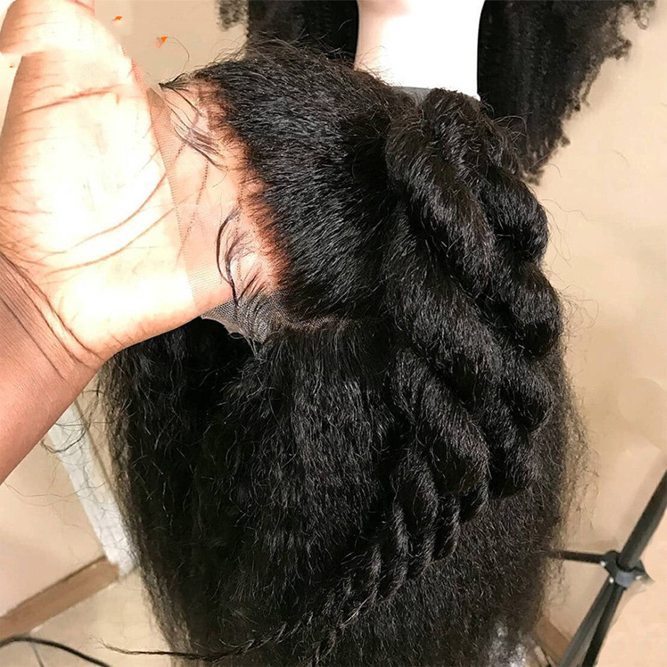 Small curly African wig