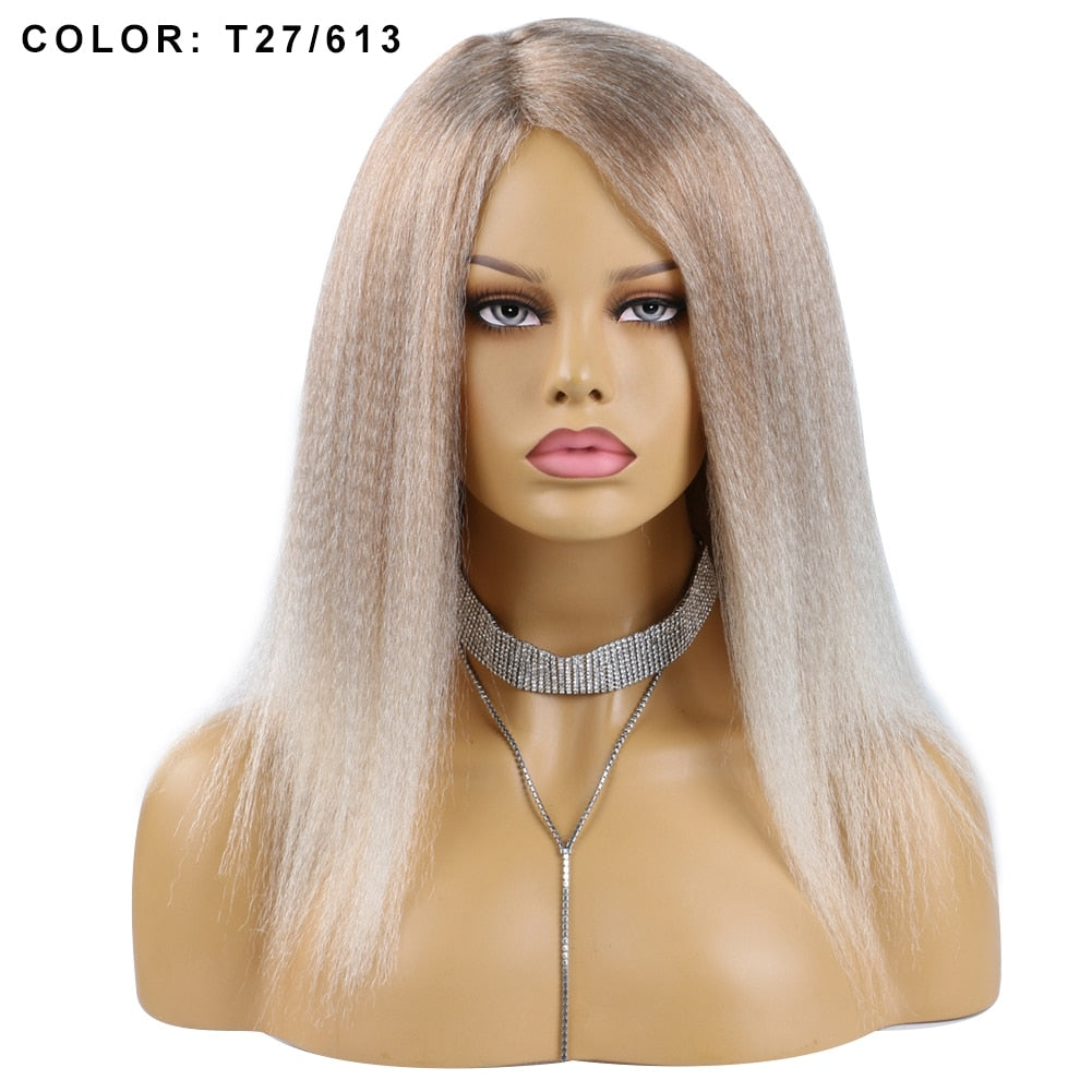 Synthetic Yaki Hair Wig