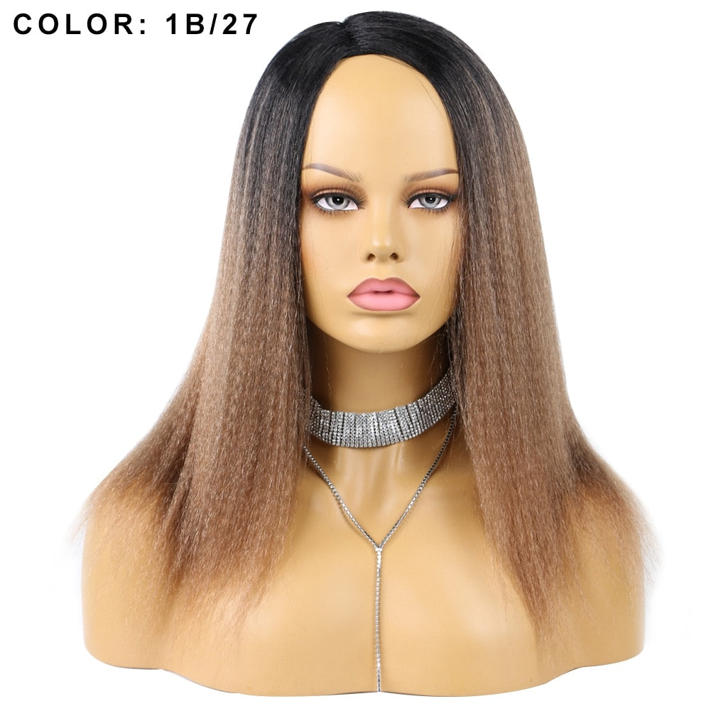 Synthetic Yaki Hair Wig