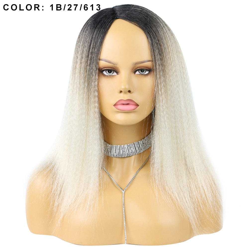 Synthetic Yaki Hair Wig