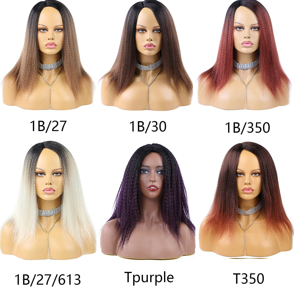 Synthetic Yaki Hair Wig