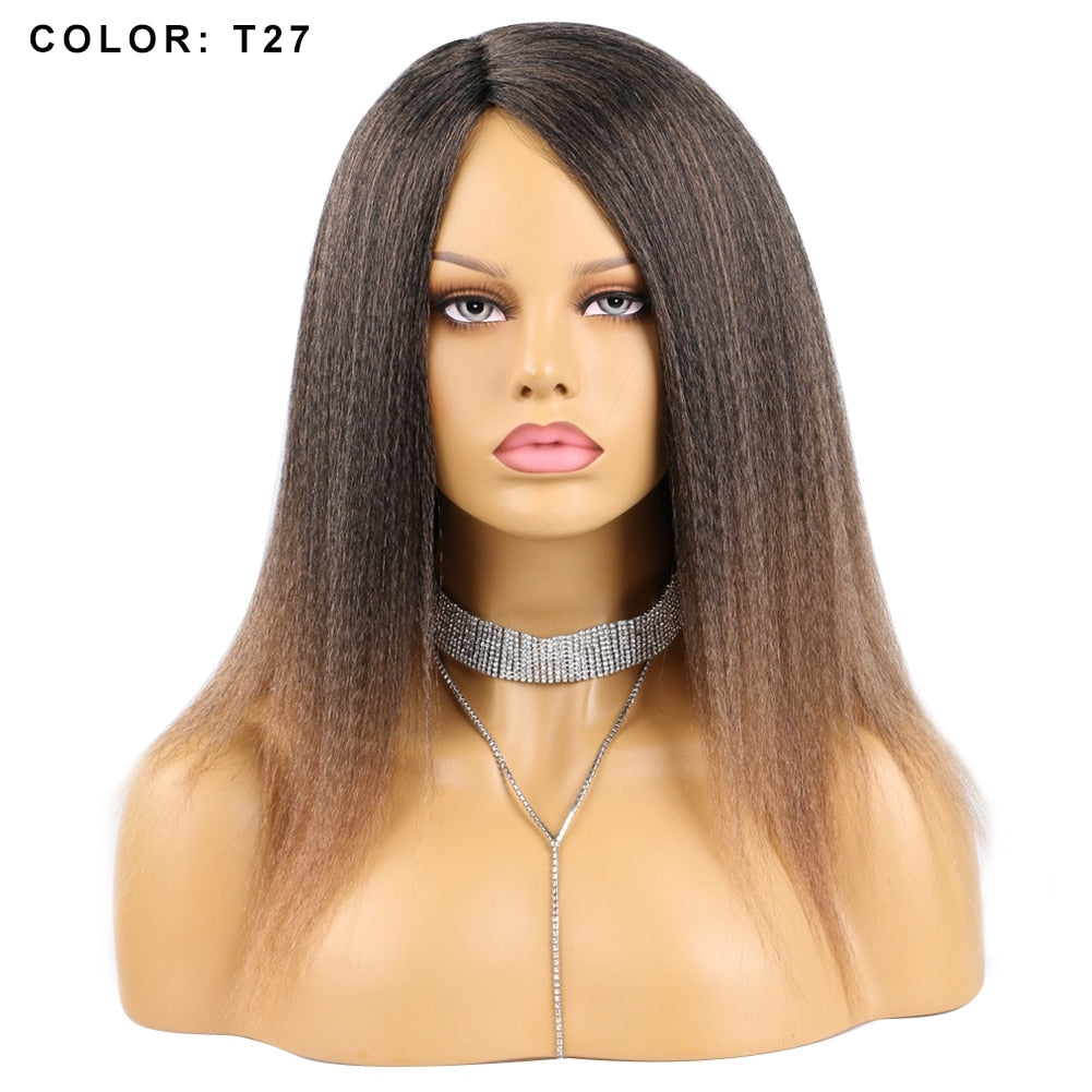 Synthetic Yaki Hair Wig