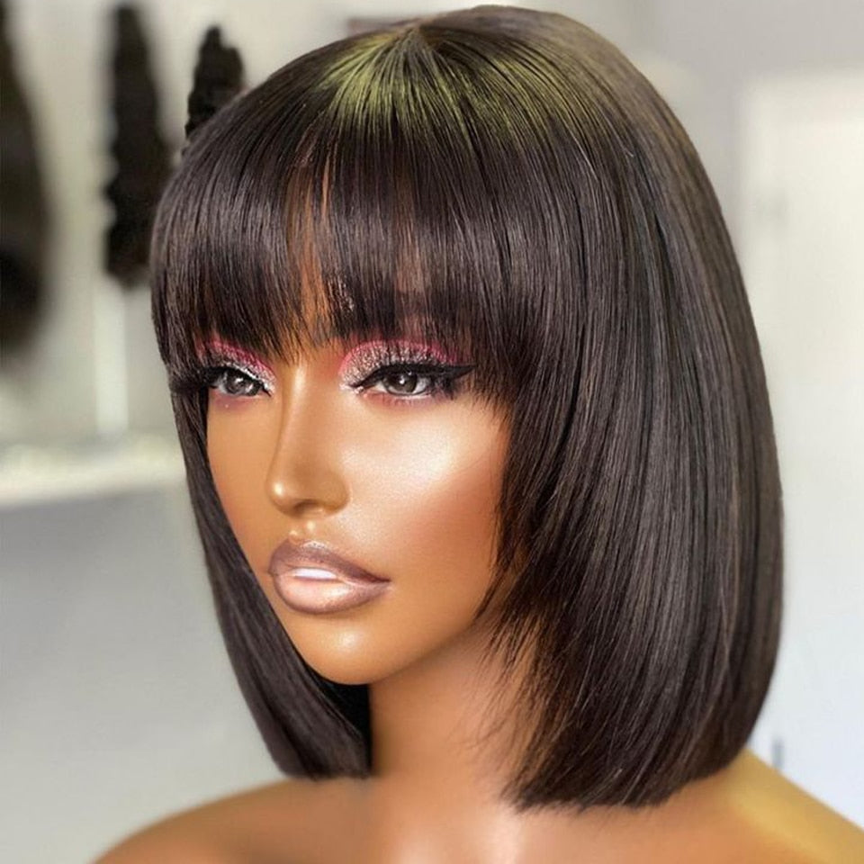 Short Straight Hair Bob Wig