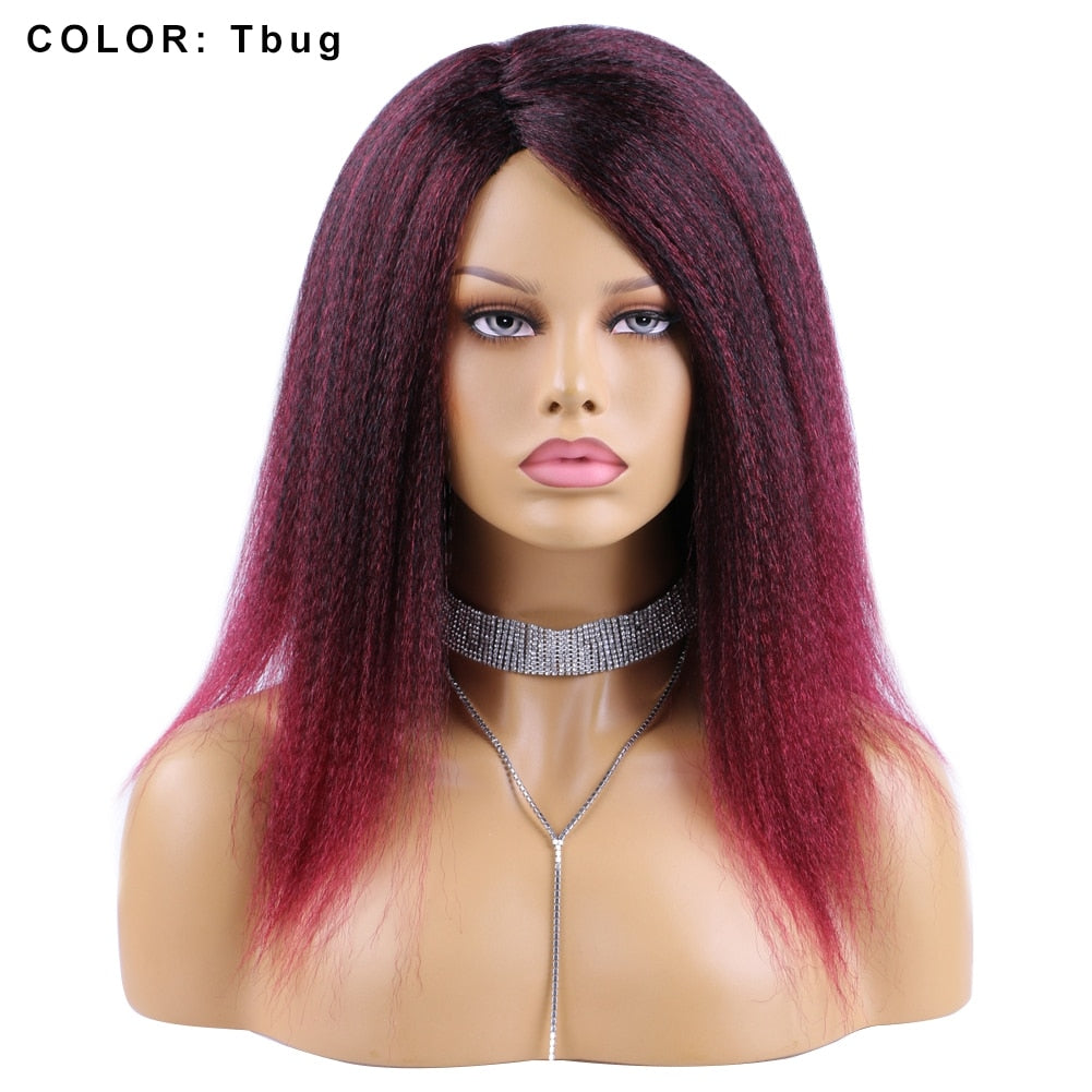 Synthetic Yaki Hair Wig