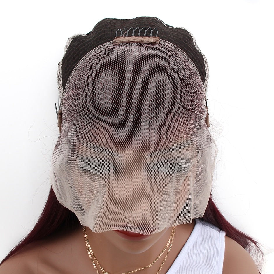 99J HD Transparent Lace Frontal Wig 13x4