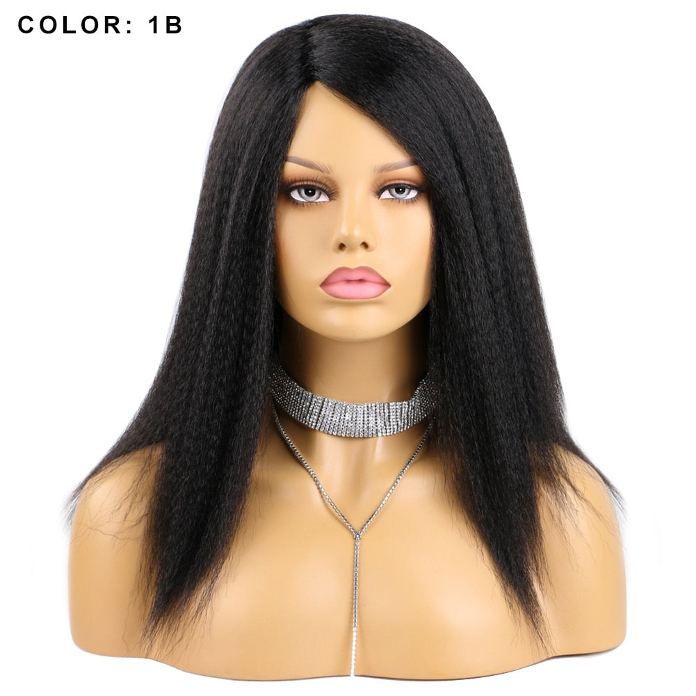 Synthetic Yaki Hair Wig