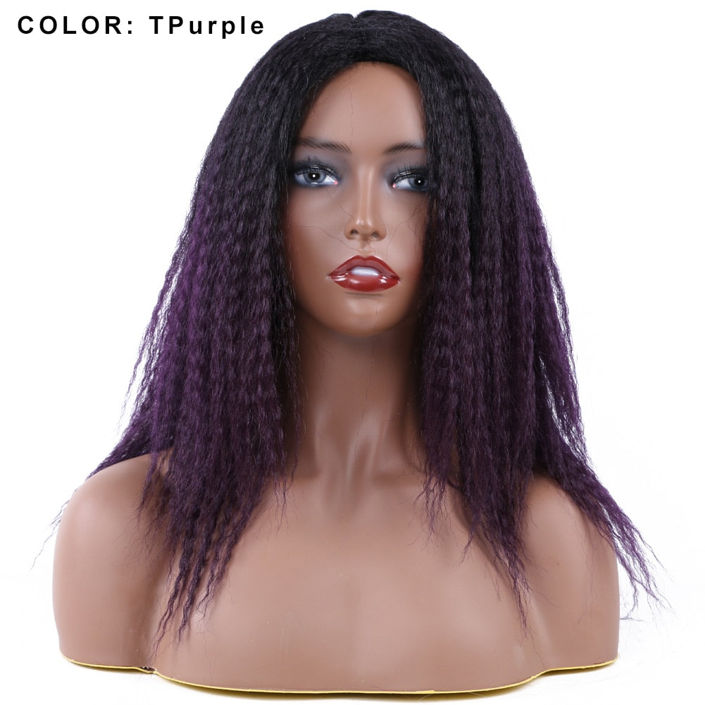 Synthetic Yaki Hair Wig