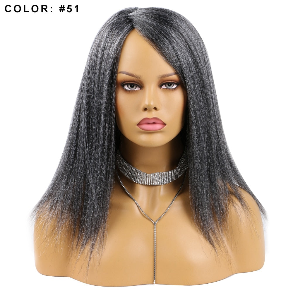 Synthetic Yaki Hair Wig